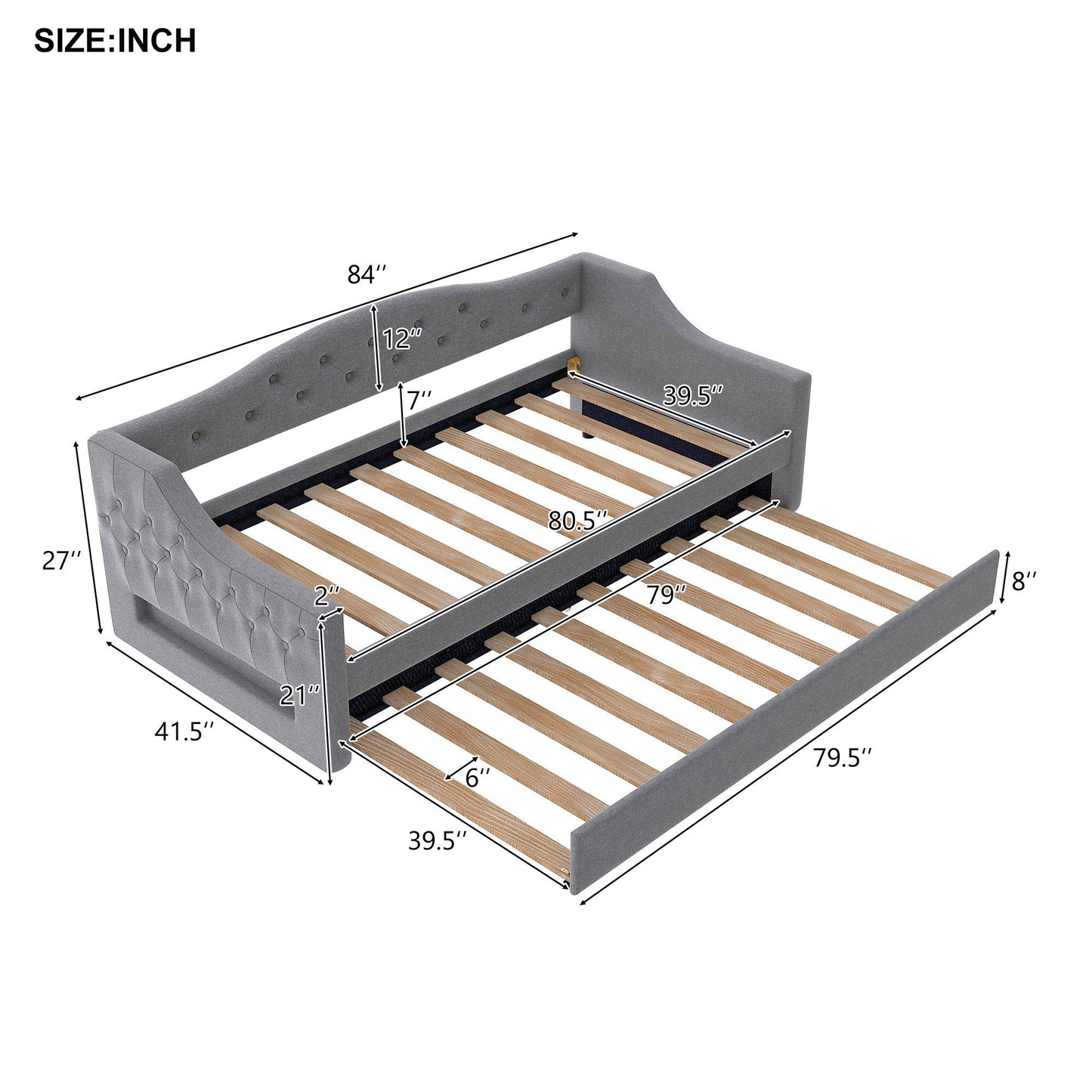 Daybed With LED Belt - The Sleep Loft - Online Mattress Showroom NYC
