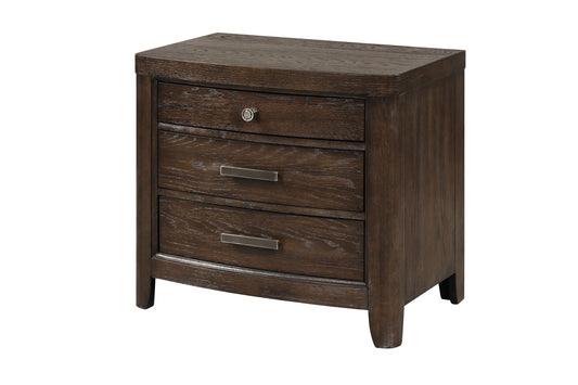 Two Drawer Nightstand - Antique Brown - The Sleep Loft - Online Mattress Showroom NYC