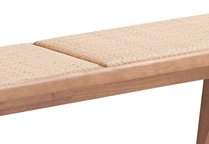 Velentina - Bench - Rattan / Natural - The Sleep Loft - Online Mattress Showroom NYC