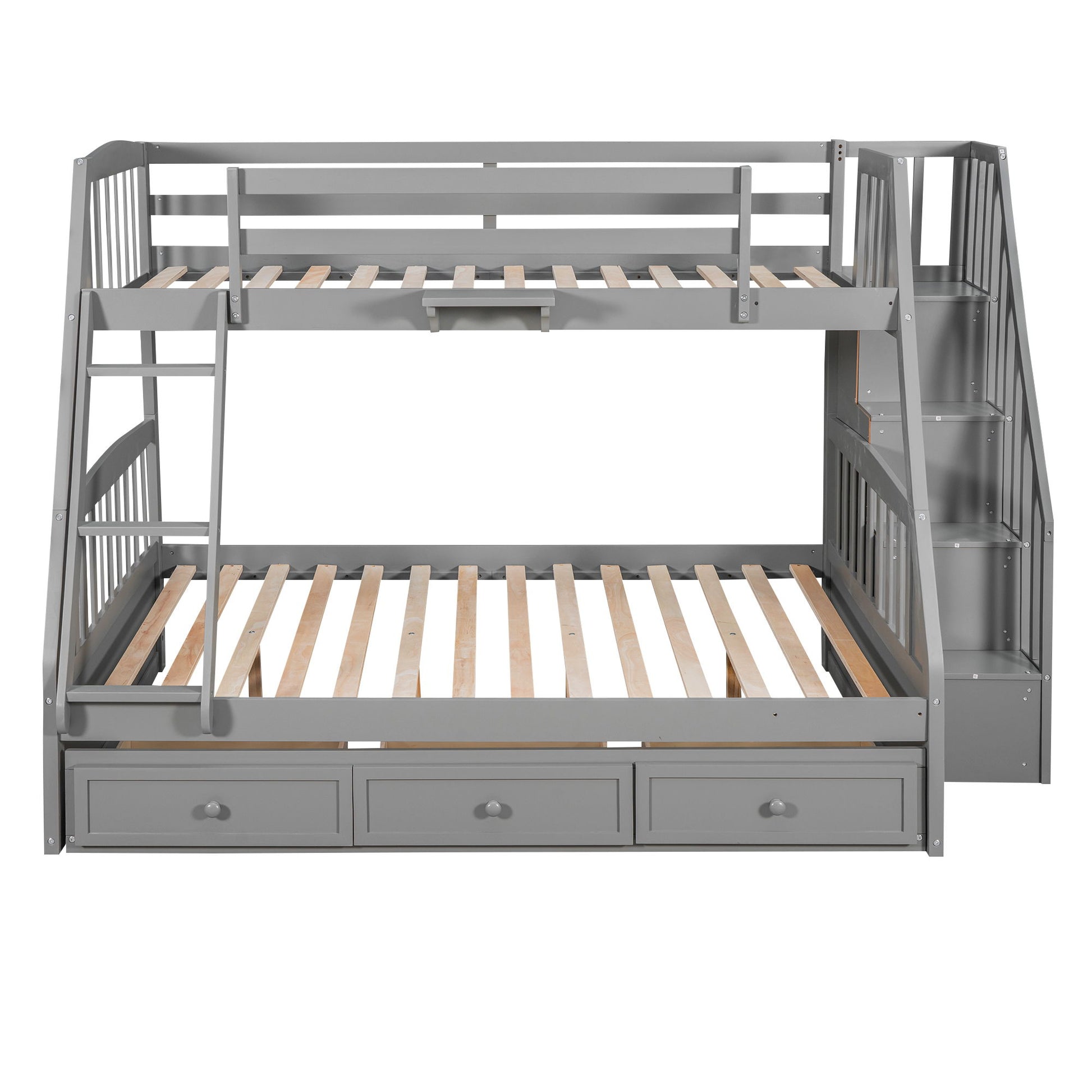 Bunk Bed With Drawers, Ladder And Storage Staircase - The Sleep Loft - Online Mattress Showroom NYC