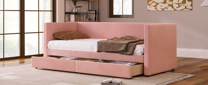 Daybed With Two Drawers And Wood Slat - The Sleep Loft - Online Mattress Showroom NYC