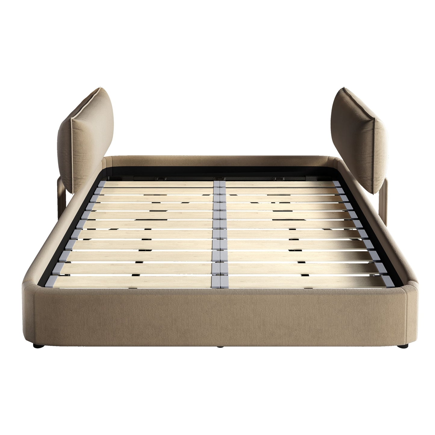 Cloud Bed Frame With Oversized Padded Movable Headboard - The Sleep Loft - Online Mattress Showroom NYC