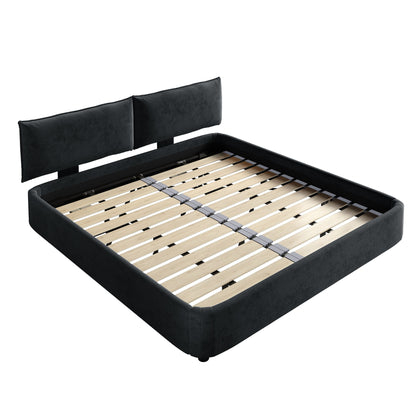 Cloud Bed Frame With Oversized Padded Movable Headboard - The Sleep Loft - Online Mattress Showroom NYC