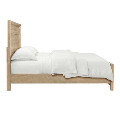 Panel Bed Frame With Unique Headboard And Included Slats - The Sleep Loft - Online Mattress Showroom NYC