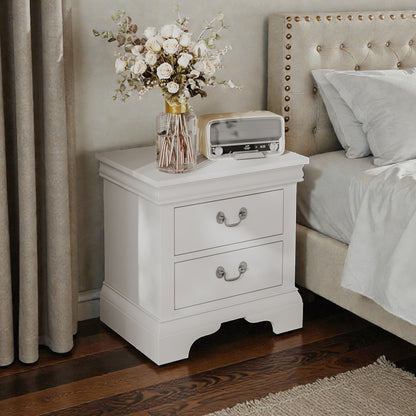 Nightstand With 2 Drawers - The Sleep Loft - Online Mattress Showroom NYC