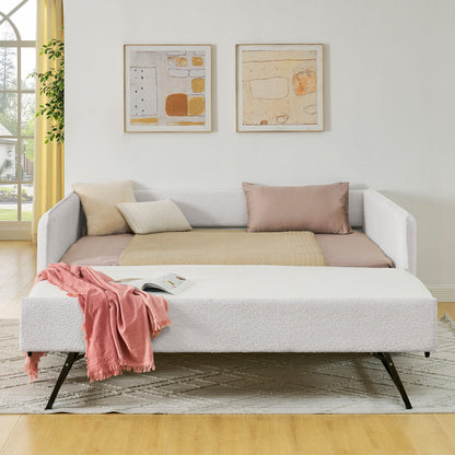 Upholstered Daybed With Pop Up Trundle - The Sleep Loft - Online Mattress Showroom NYC