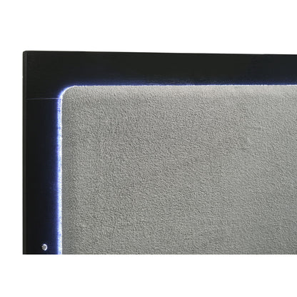 Sophia - Panel Bed With LED Headboard