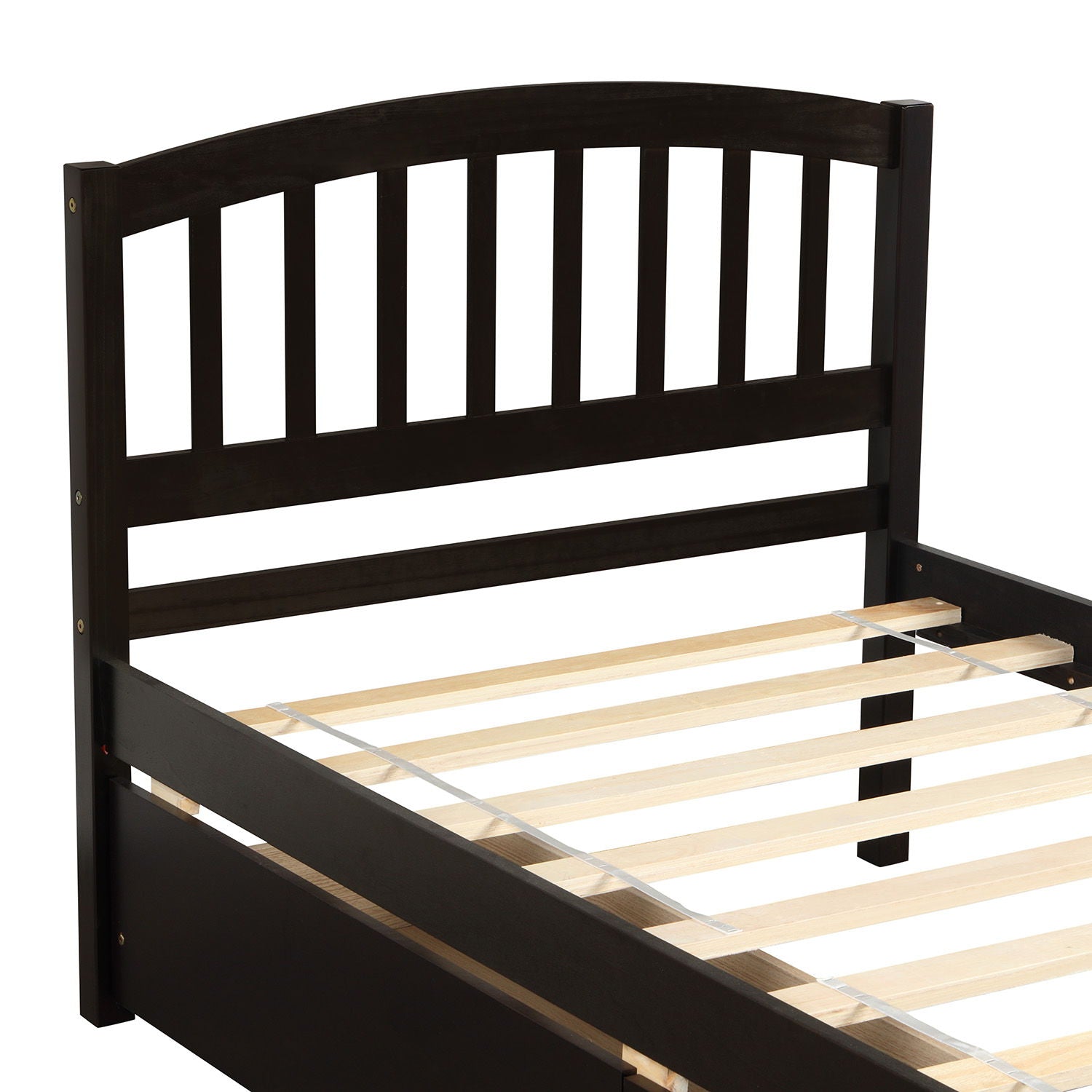 Platform Storage Bed Wood Bed Frame With Two Drawers And Headboard - The Sleep Loft - Online Mattress Showroom NYC