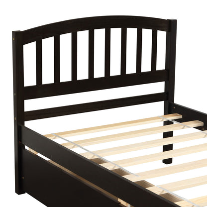 Platform Storage Bed Wood Bed Frame With Two Drawers And Headboard - The Sleep Loft - Online Mattress Showroom NYC