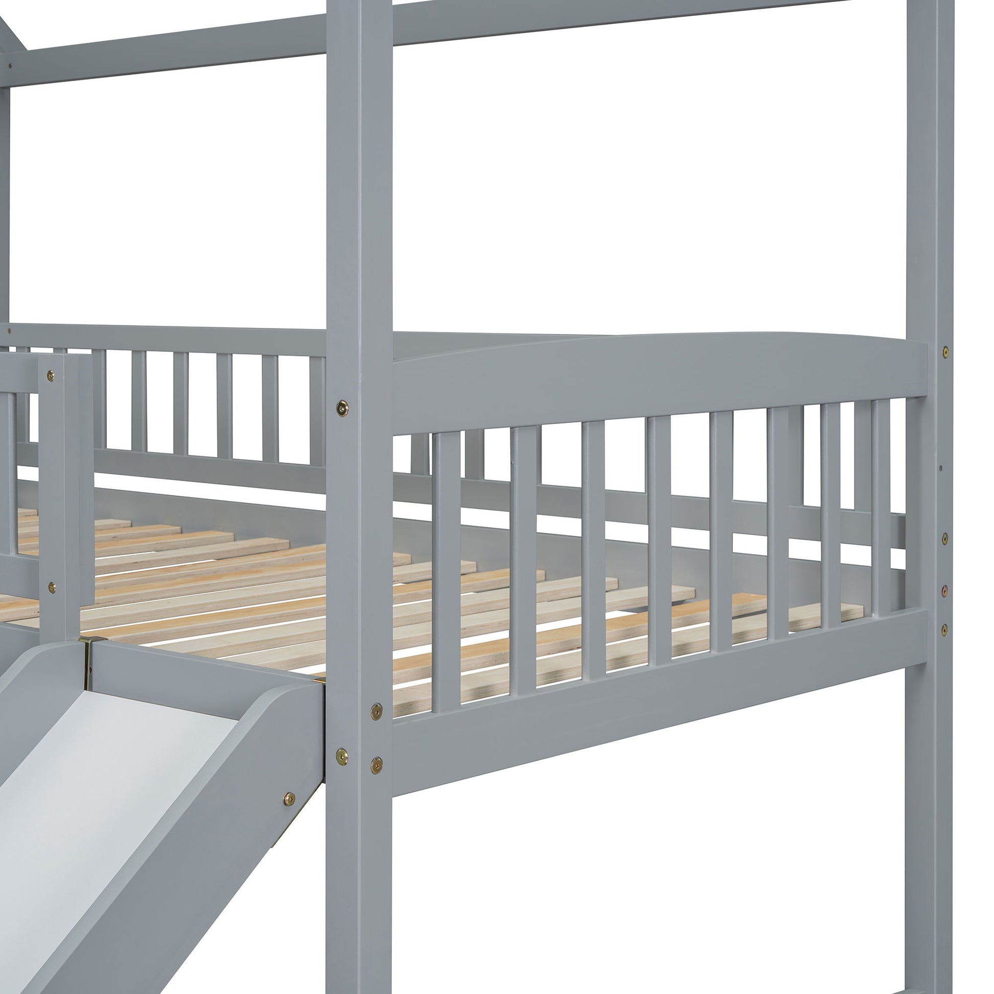 House Bunk Bed With Slide - The Sleep Loft - Online Mattress Showroom NYC