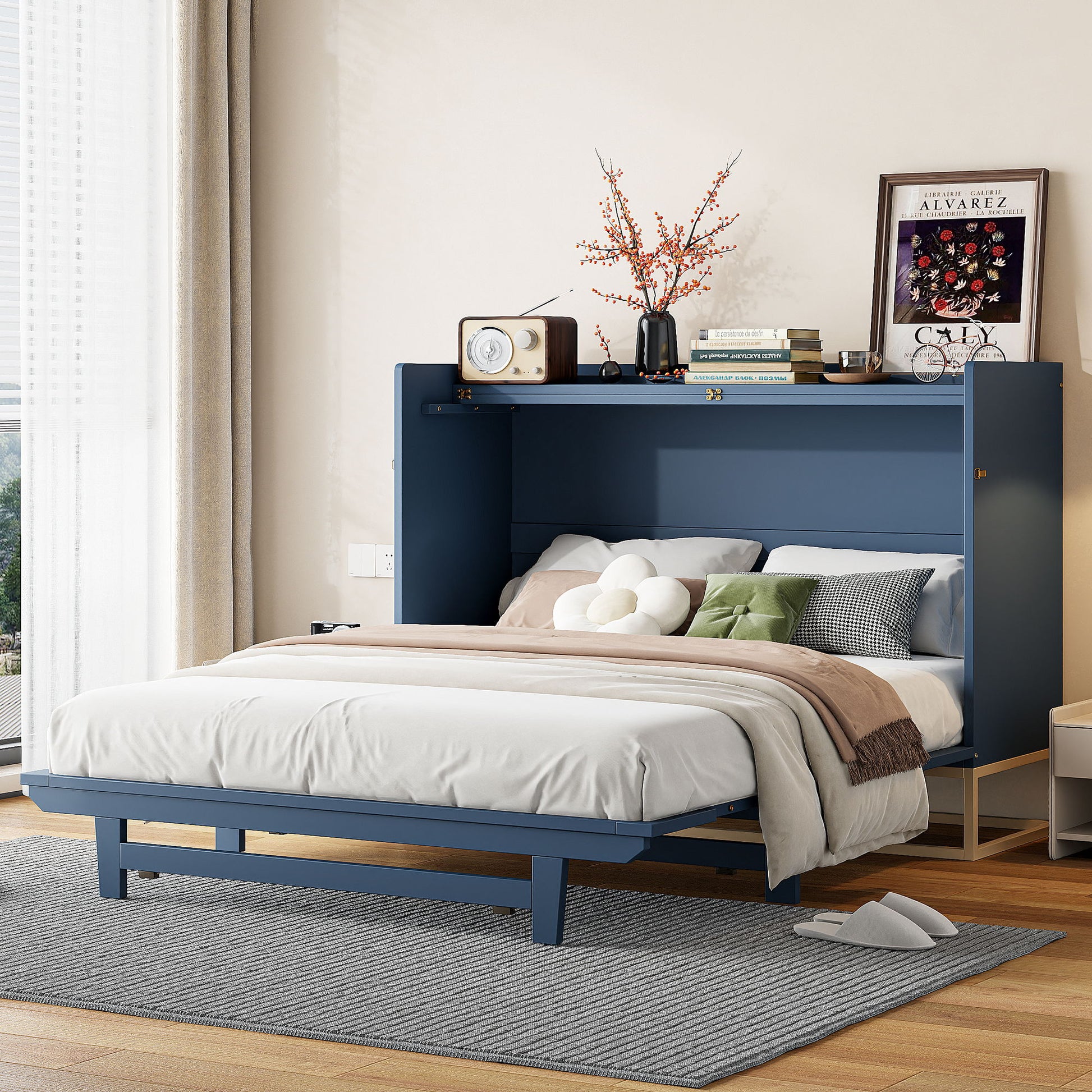 Murphy Bed With Iron Legs, Modern Design - The Sleep Loft - Online Mattress Showroom NYC