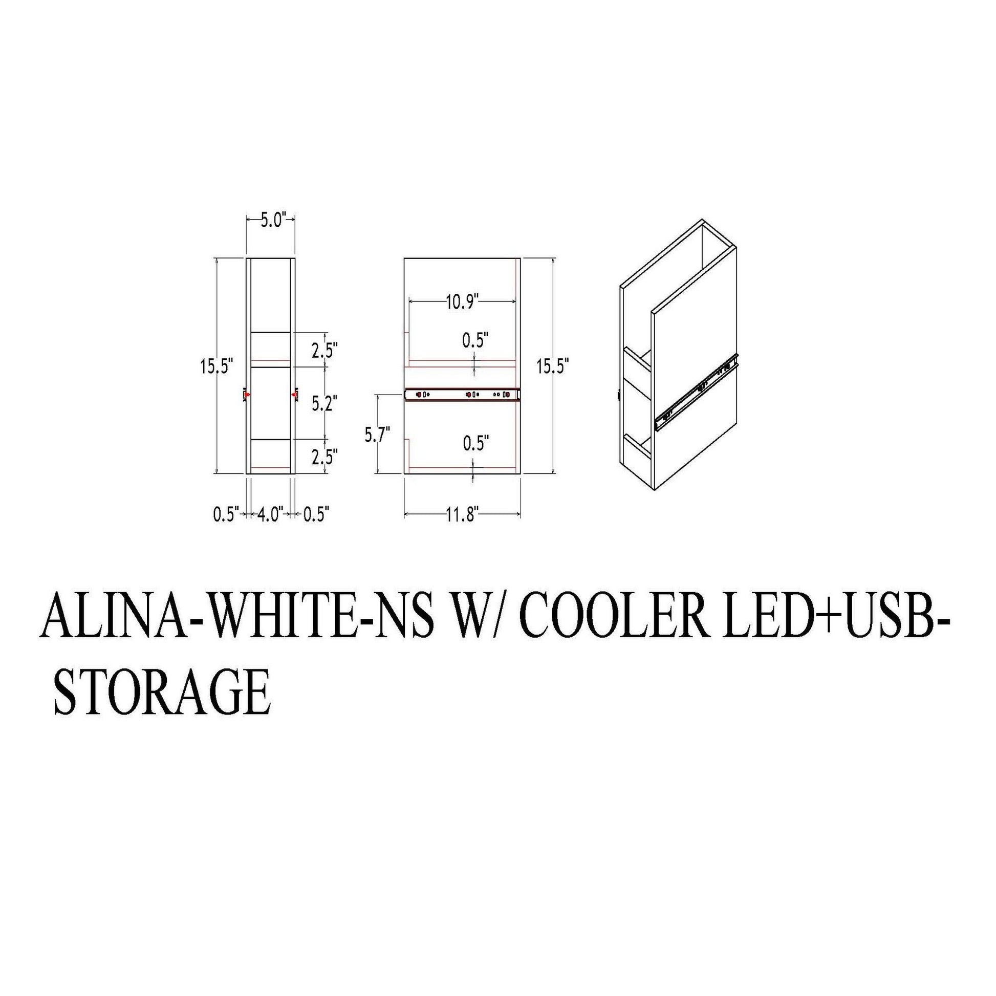 Adelaide - Nightstand With Cooler And Speaker - Gray / Black - The Sleep Loft - Online Mattress Showroom NYC