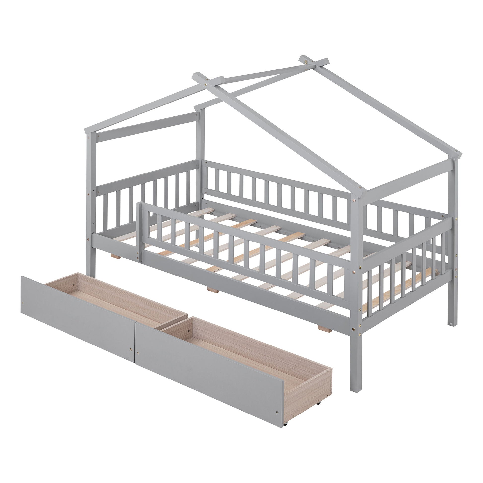 House Bed With 2 Drawers - The Sleep Loft - Online Mattress Showroom NYC