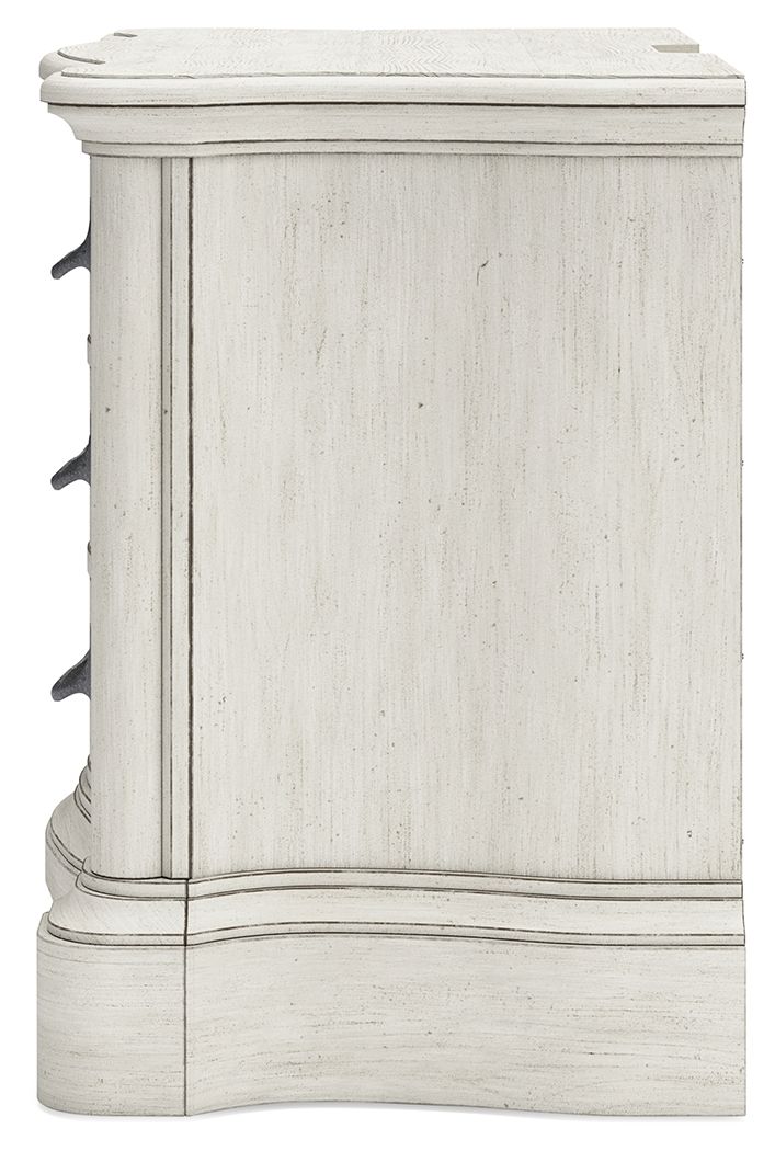 Arlendyne - Three Drawer Night Stand - Antique White - The Sleep Loft - Online Mattress Showroom NYC