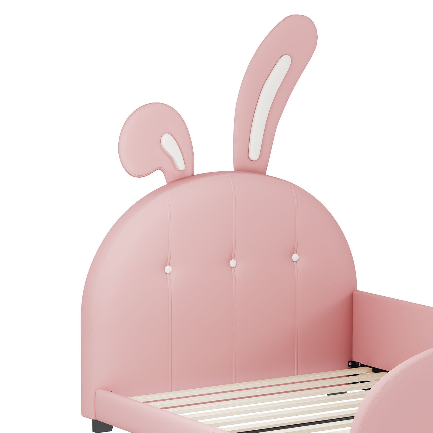 Upholstered Rabbit-Shape Princess Bed With Headboard And Footboard - The Sleep Loft - Online Mattress Showroom NYC