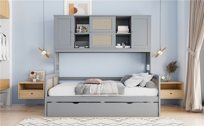 Daybed And All In One Cabinet And Shelf - The Sleep Loft - Online Mattress Showroom NYC