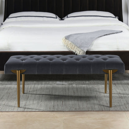 Aria - Upholstered Accent Bench - The Sleep Loft - Online Mattress Showroom NYC
