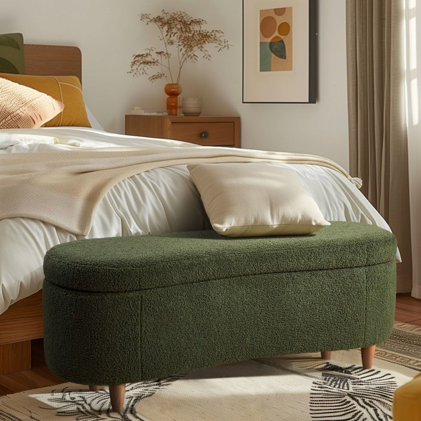Flip Top Storage Bench - The Sleep Loft - Online Mattress Showroom NYC