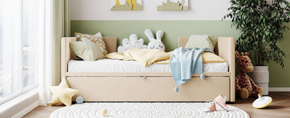 Twin Size Upholstered Daybed With Pop Up Trundle - The Sleep Loft - Online Mattress Showroom NYC