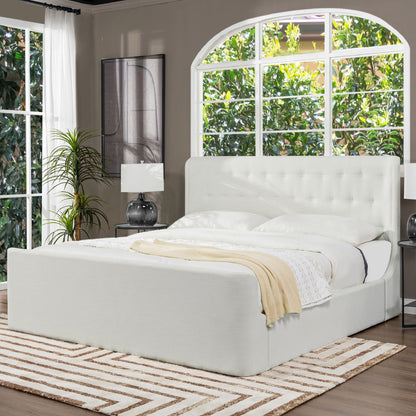Brooks - Contemporary Tufted Shelter Platform Bed - The Sleep Loft - Online Mattress Showroom NYC