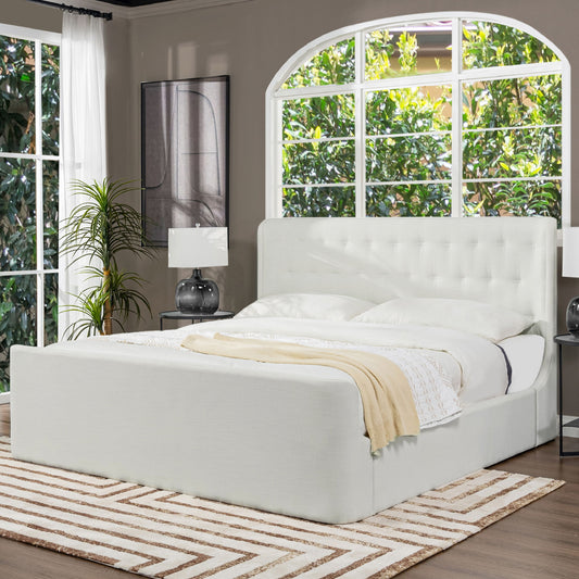 Brooks - Contemporary Tufted Shelter Platform Bed - The Sleep Loft - Online Mattress Showroom NYC