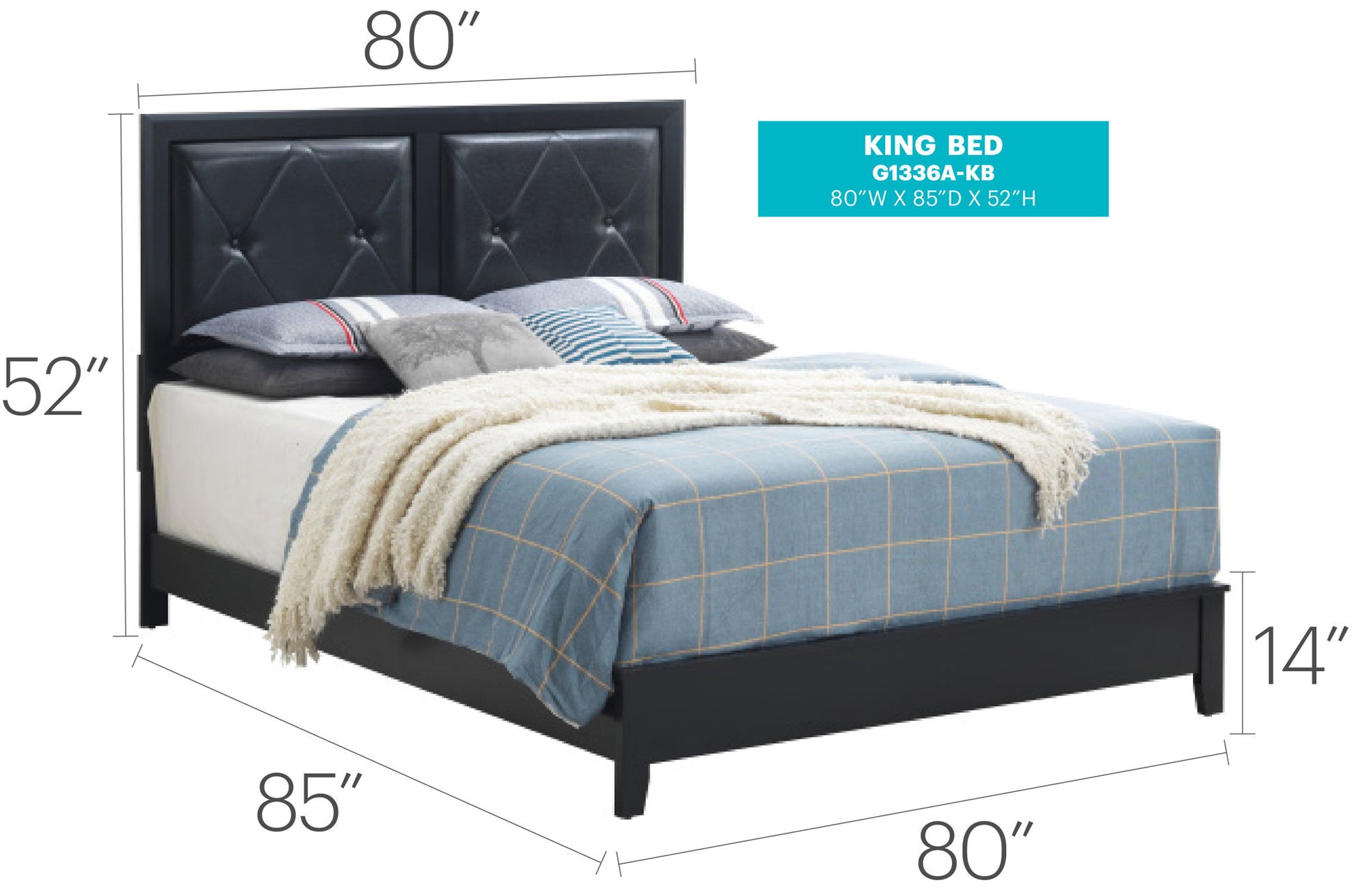 Padded Headboard Bed - The Sleep Loft - Online Mattress Showroom NYC