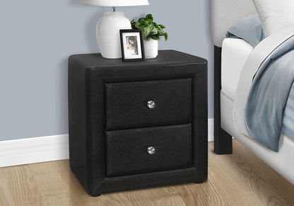 Nightstand, Storage Drawer Versatile Use, Upholstered, Transitional - The Sleep Loft - Online Mattress Showroom NYC
