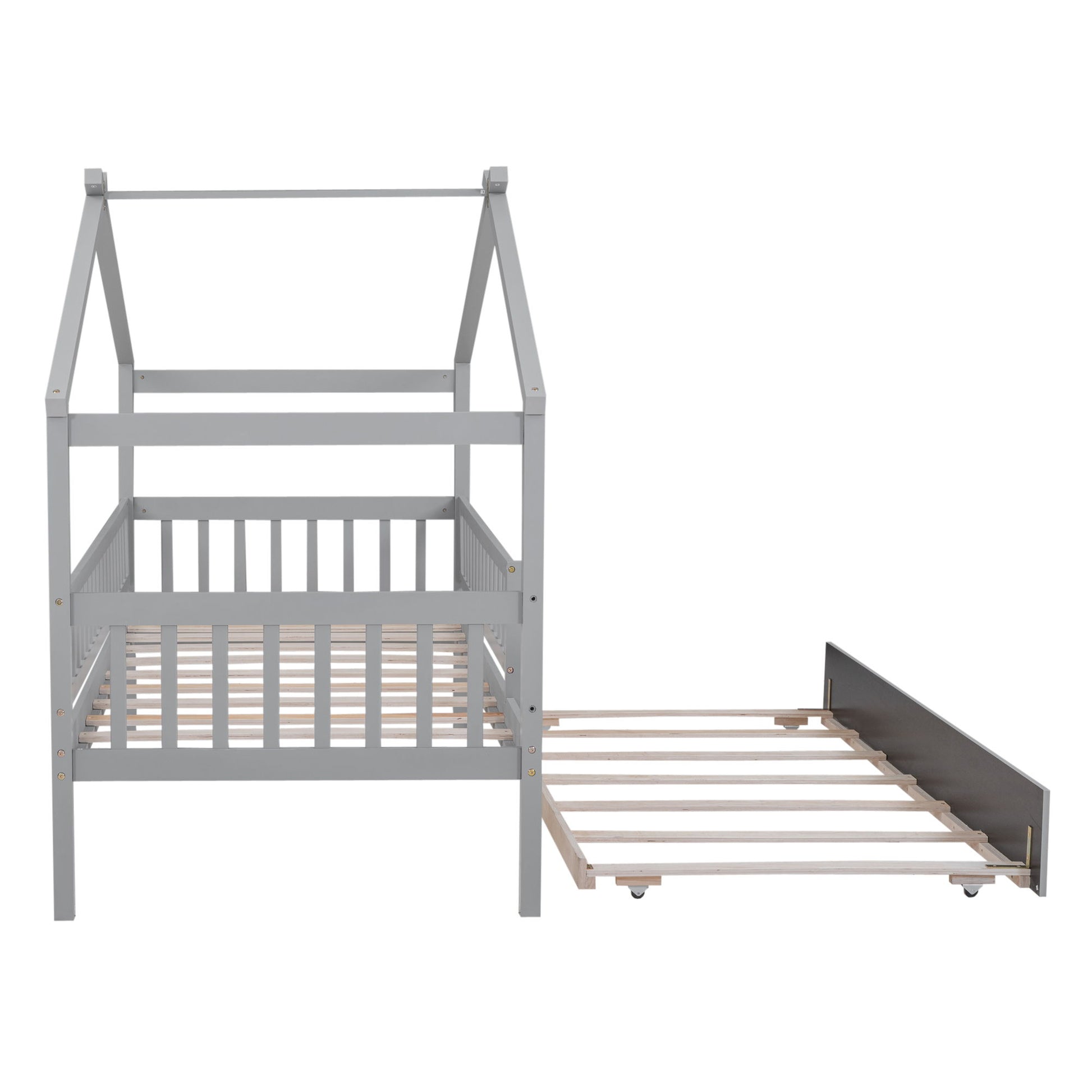 Creativity House Bed With Twin Size Trundle - The Sleep Loft - Online Mattress Showroom NYC