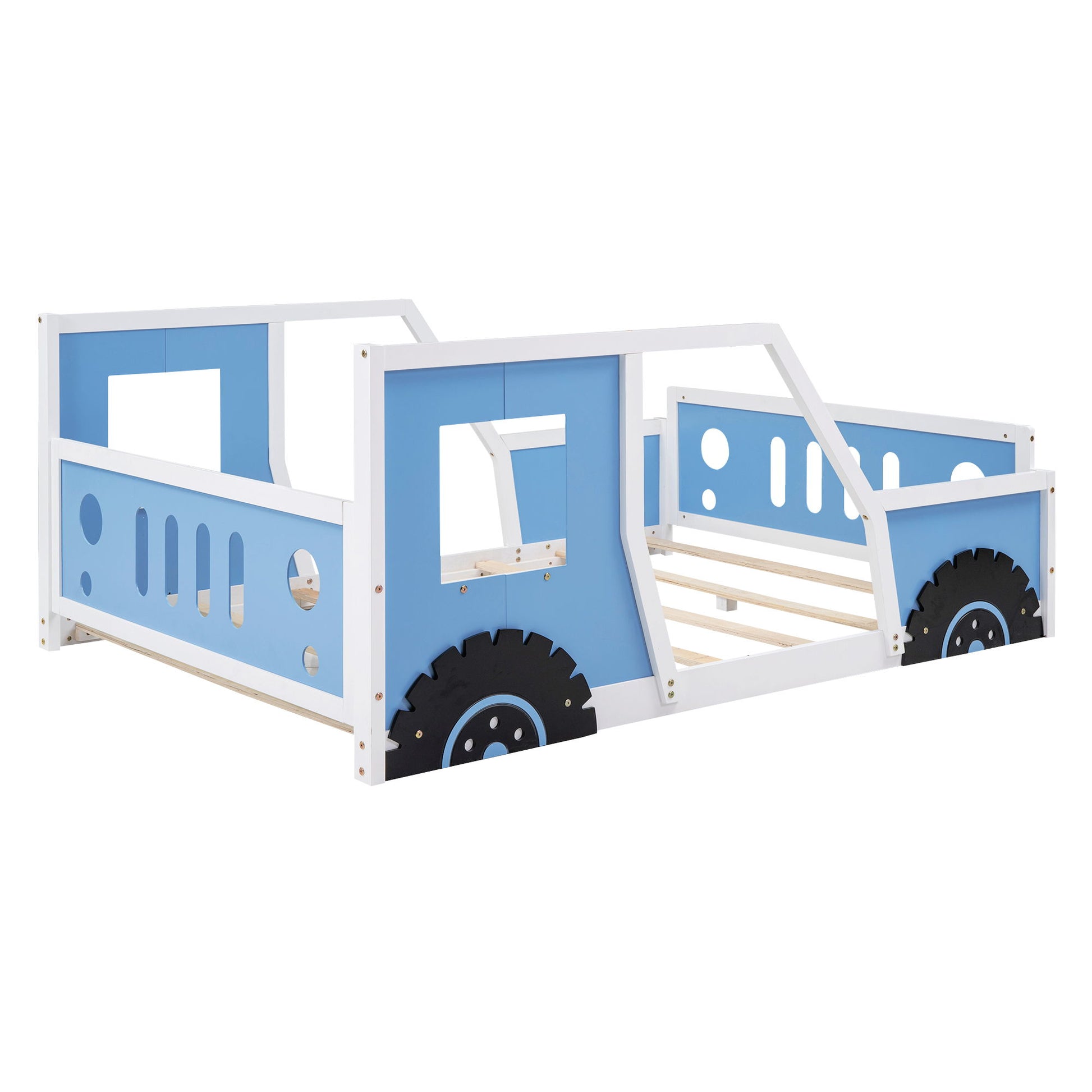 Classic Car Shaped Platform Bed With Wheels - The Sleep Loft - Online Mattress Showroom NYC