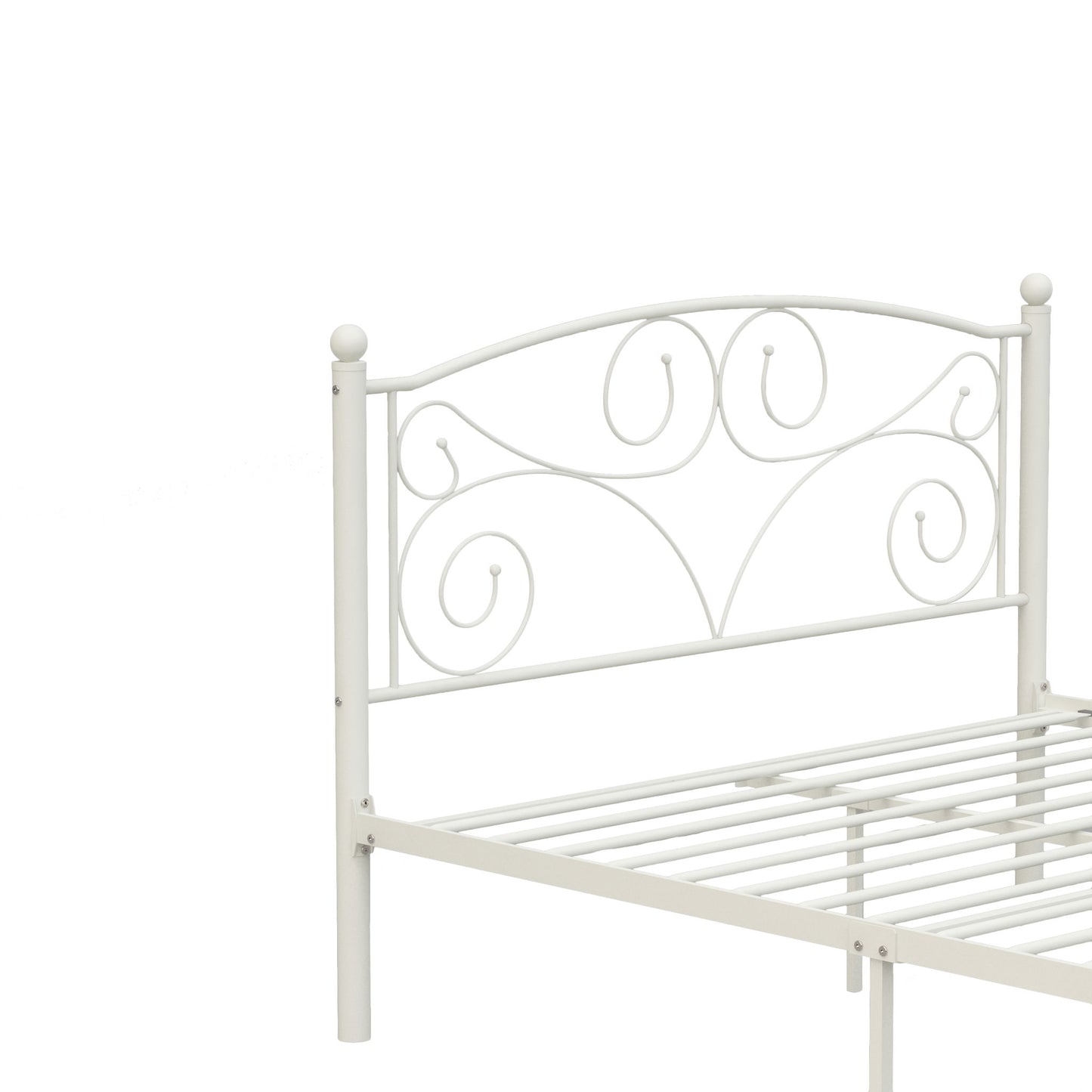 Full With Metal Frame Bed - White - The Sleep Loft - Online Mattress Showroom NYC