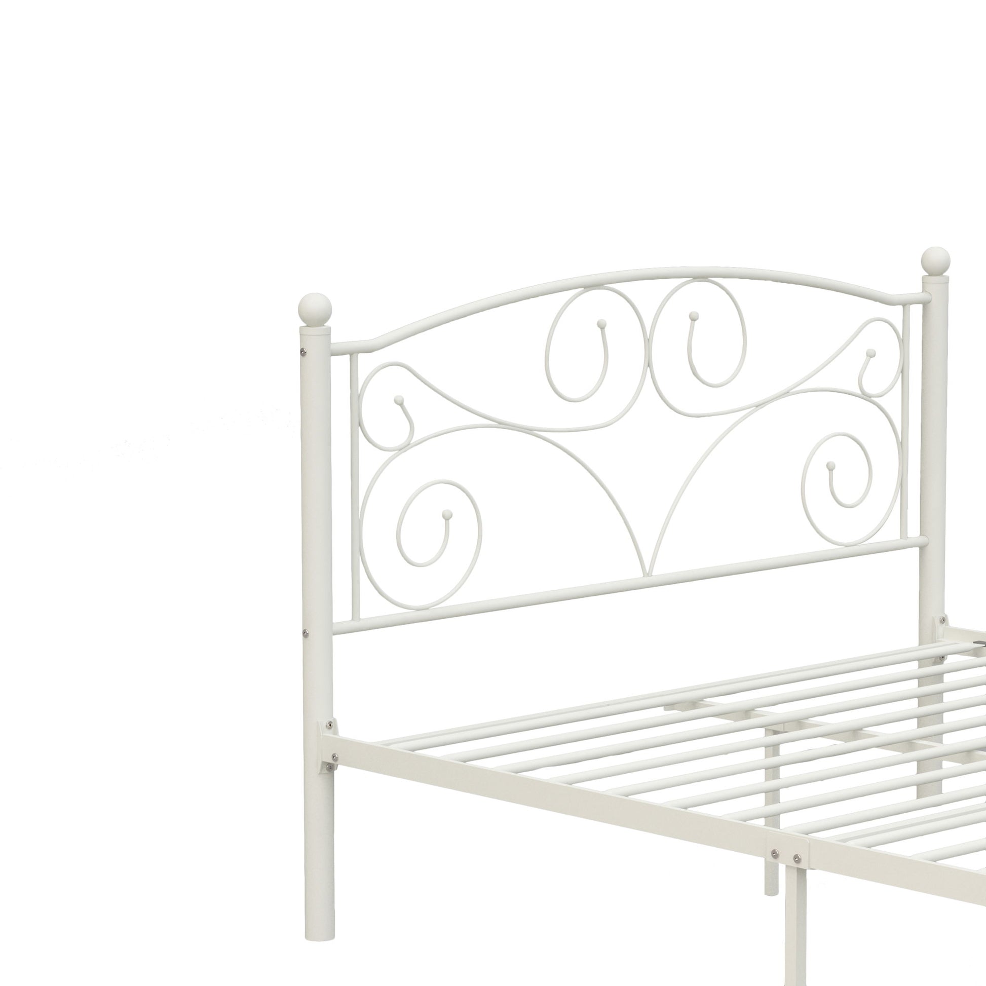 Full With Metal Frame Bed - White - The Sleep Loft - Online Mattress Showroom NYC
