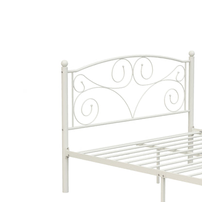 Full With Metal Frame Bed - White - The Sleep Loft - Online Mattress Showroom NYC
