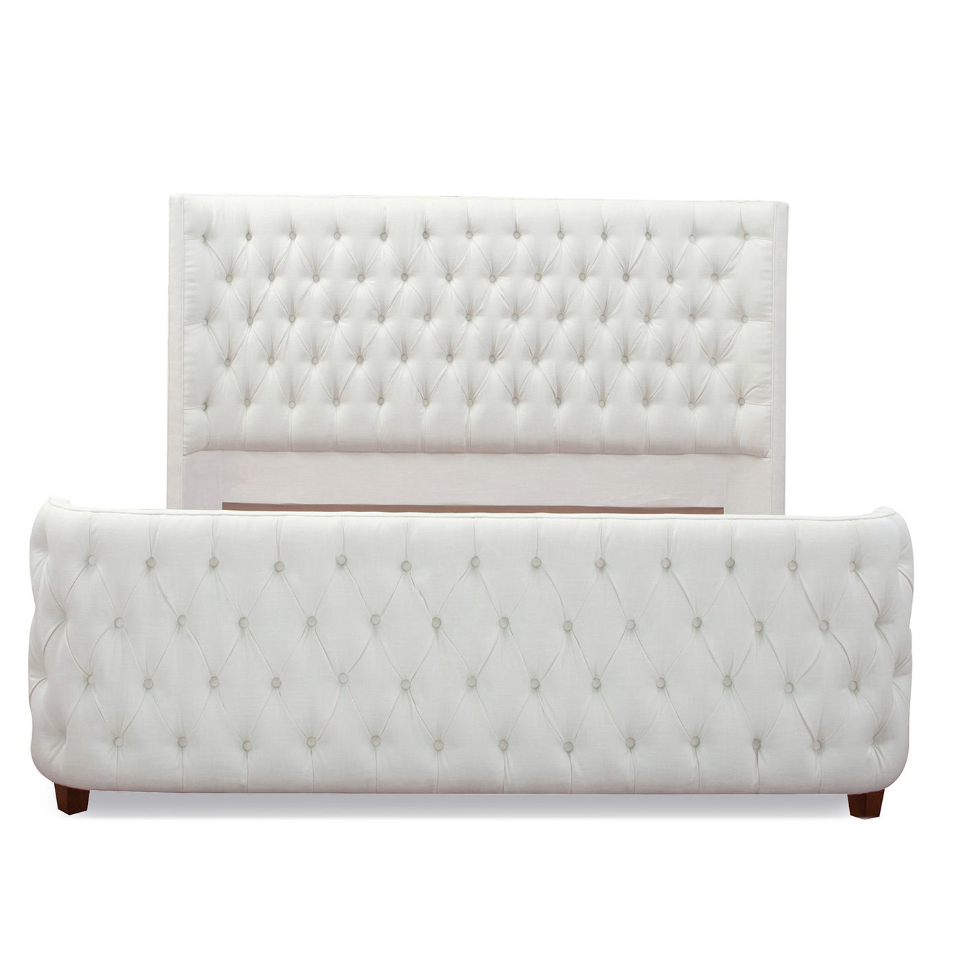 Brooklyn - Tufted Panel Bed Headboard And Footboard Set - The Sleep Loft - Online Mattress Showroom NYC