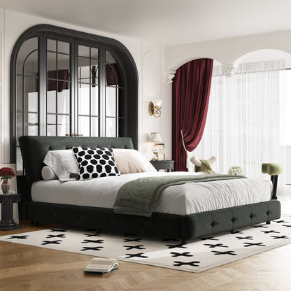 Tufted Headboard With Extra-Large Ultra-Soft Cloud Pillow Design - The Sleep Loft - Online Mattress Showroom NYC