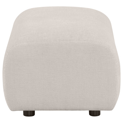 Burnett 4-piece Chenille Upholstered Sofa Set Ivory