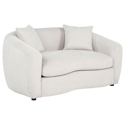Isabella 3-piece Fabric Upholstered Sofa Set Sand
