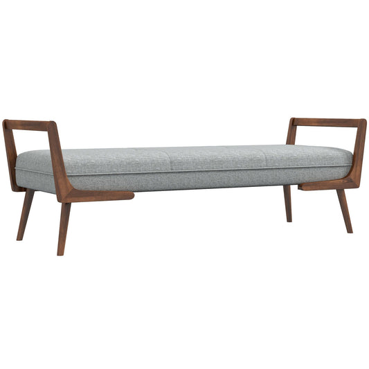 Cora - Bench - Gray - The Sleep Loft - Online Mattress Showroom NYC