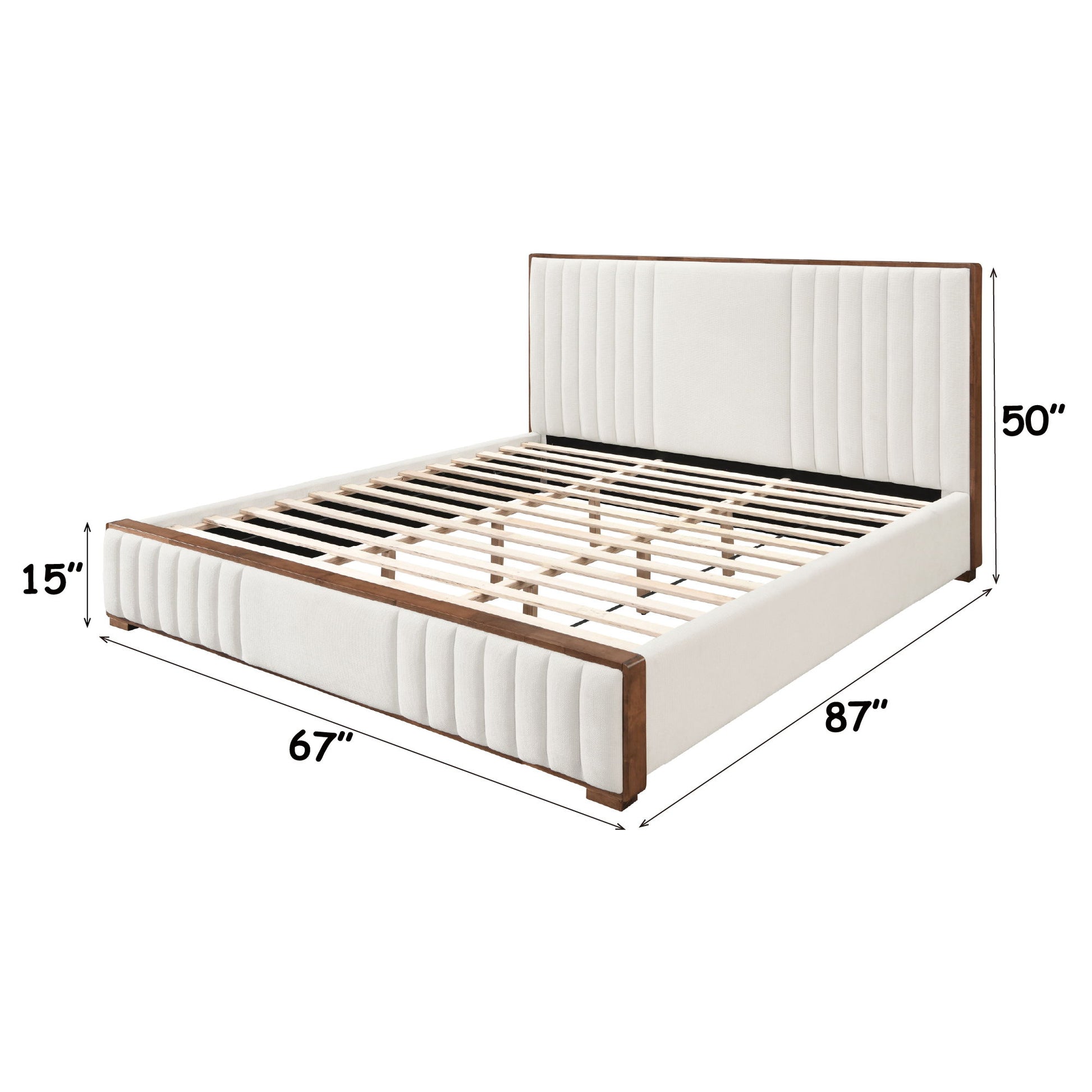 Kaleea - Queen Bed - Beige - The Sleep Loft - Online Mattress Showroom NYC