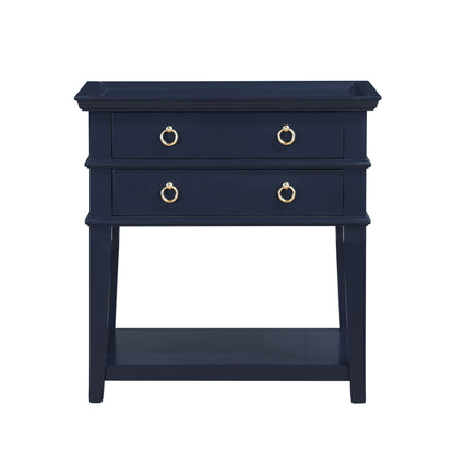 Carmona - 2 Drawer Tray Top Nightstand Pulls - The Sleep Loft - Online Mattress Showroom NYC