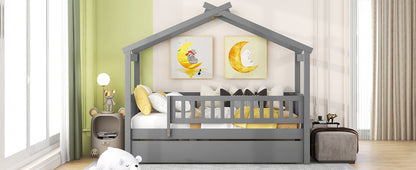 Creativity House Bed With Twin Size Trundle - The Sleep Loft - Online Mattress Showroom NYC