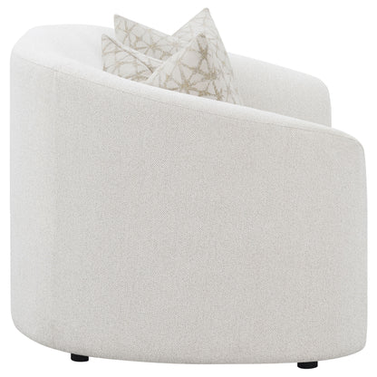 Rainn Boucle Upholstered Sloped Arm Loveseat Latte