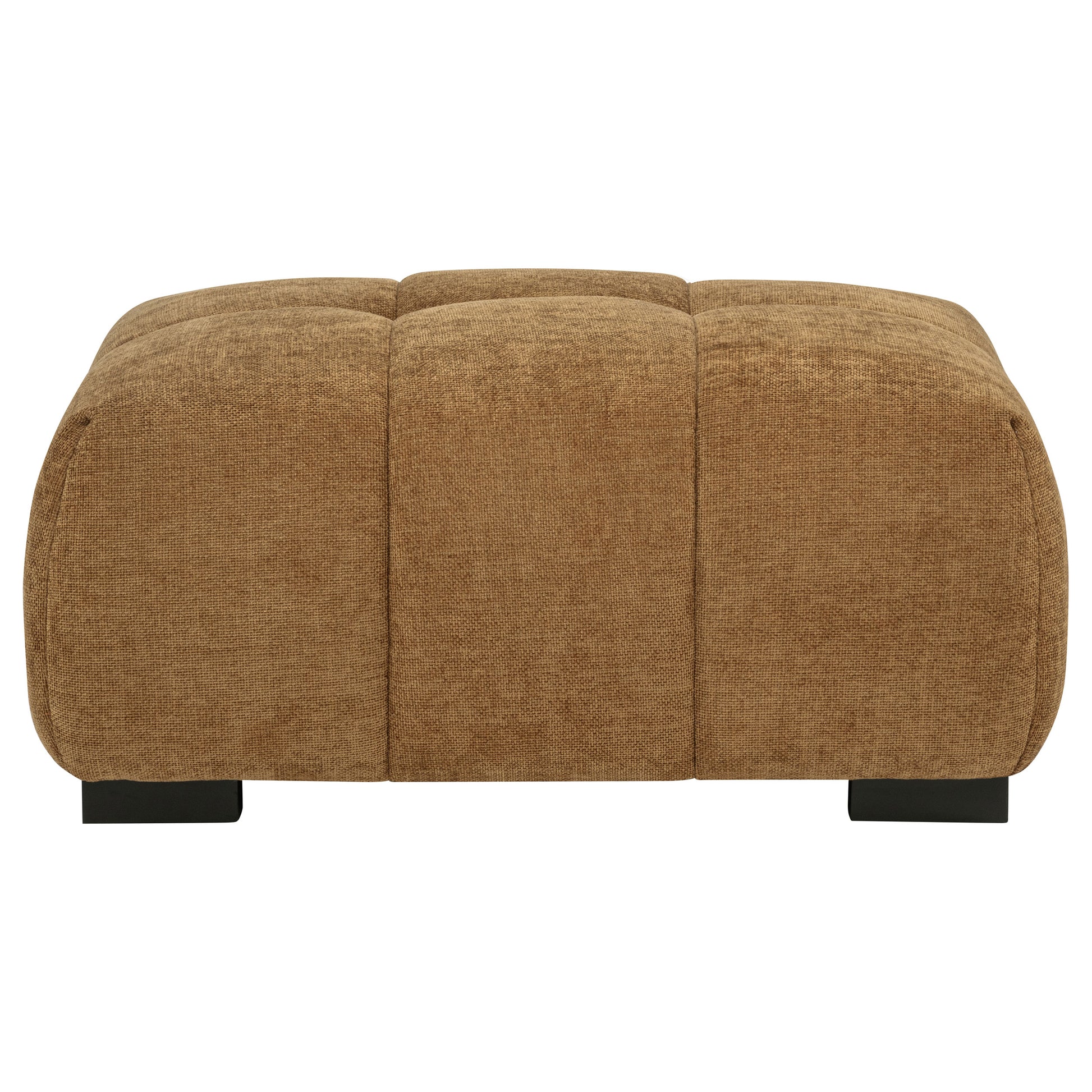 Octavia Upholstered Rectangular Ottoman Amber