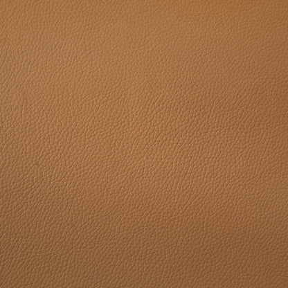 Buxton Top Grain Leather Upholstered Sofa Orange