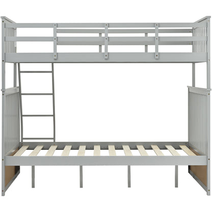 Bunk Bed With Ladder, And Safety Guard Rails - The Sleep Loft - Online Mattress Showroom NYC