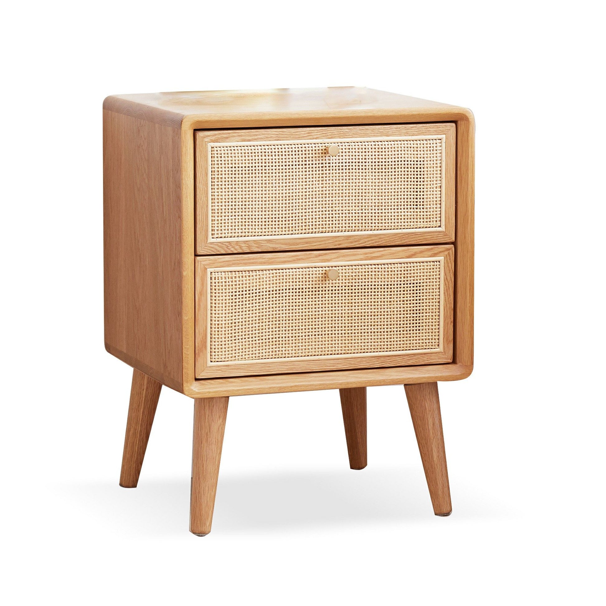 Bedside Cabinet, Modern Simple Nightstands European Beech - The Sleep Loft - Online Mattress Showroom NYC