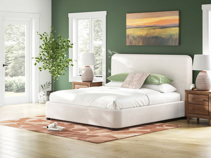 Brintstreet - King Upholstered Bed - Beige - The Sleep Loft - Online Mattress Showroom NYC