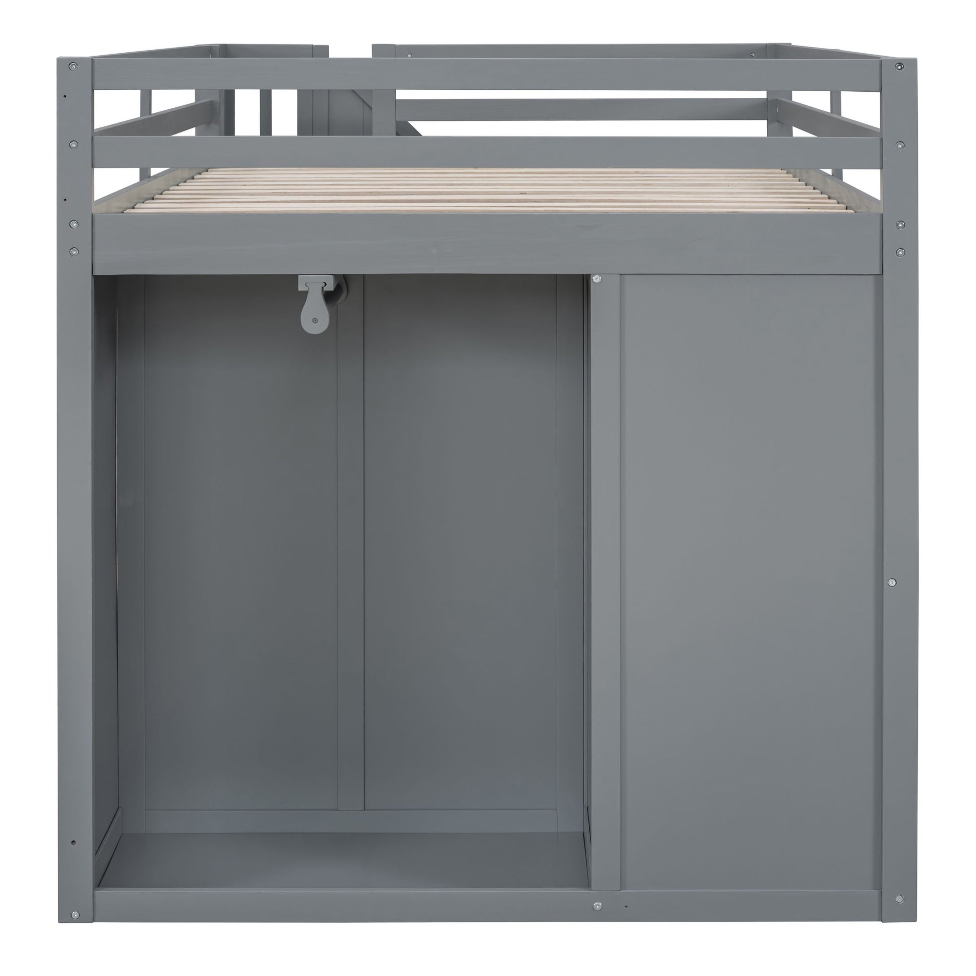 Loft Bed With Built In Wardrobes, Cabinets And Drawers - The Sleep Loft - Online Mattress Showroom NYC