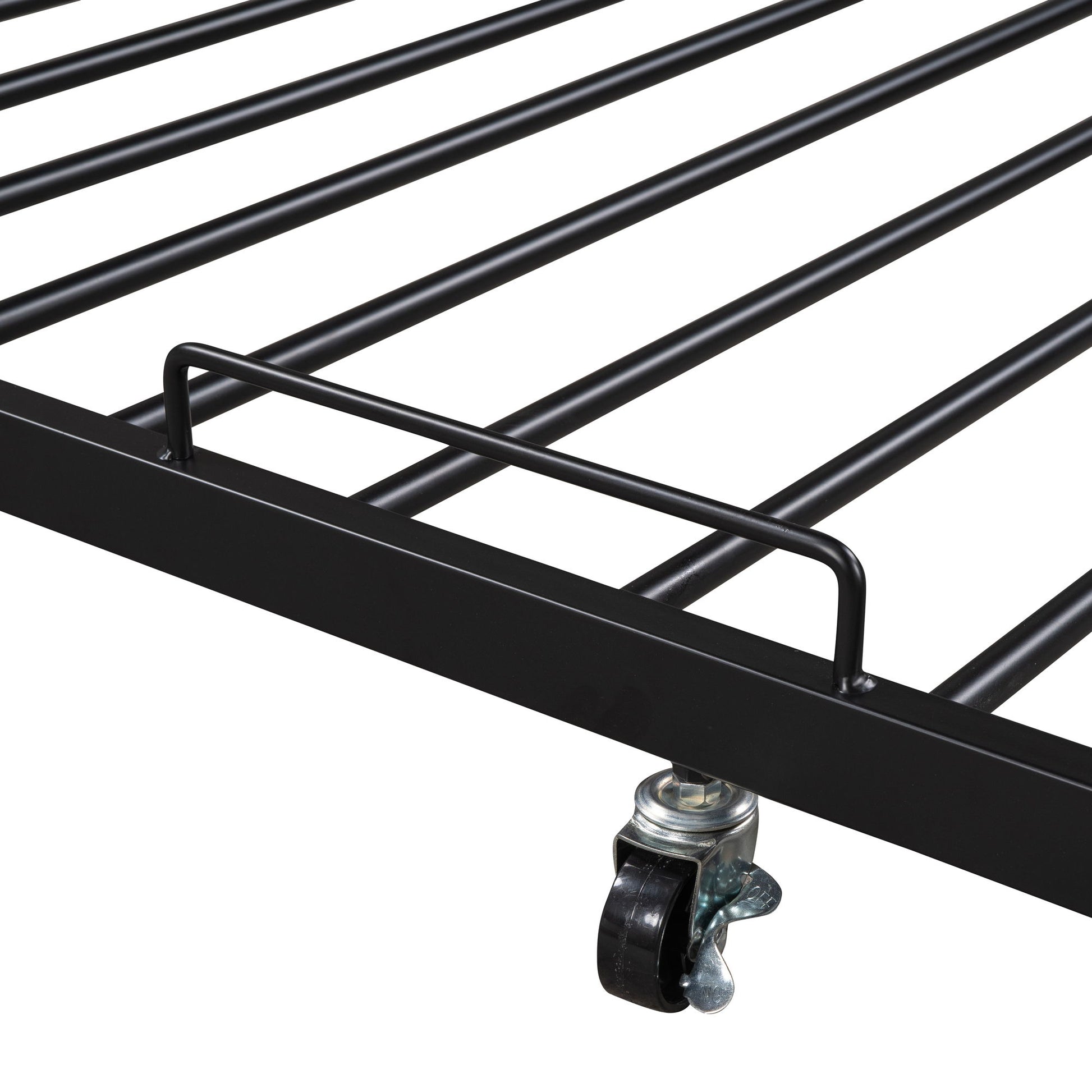 Platform Bed Frame With Trundle, USB Ports And Slat Support, No Box Spring Needed - The Sleep Loft - Online Mattress Showroom NYC