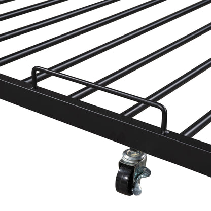 Platform Bed Frame With Trundle, USB Ports And Slat Support, No Box Spring Needed - The Sleep Loft - Online Mattress Showroom NYC