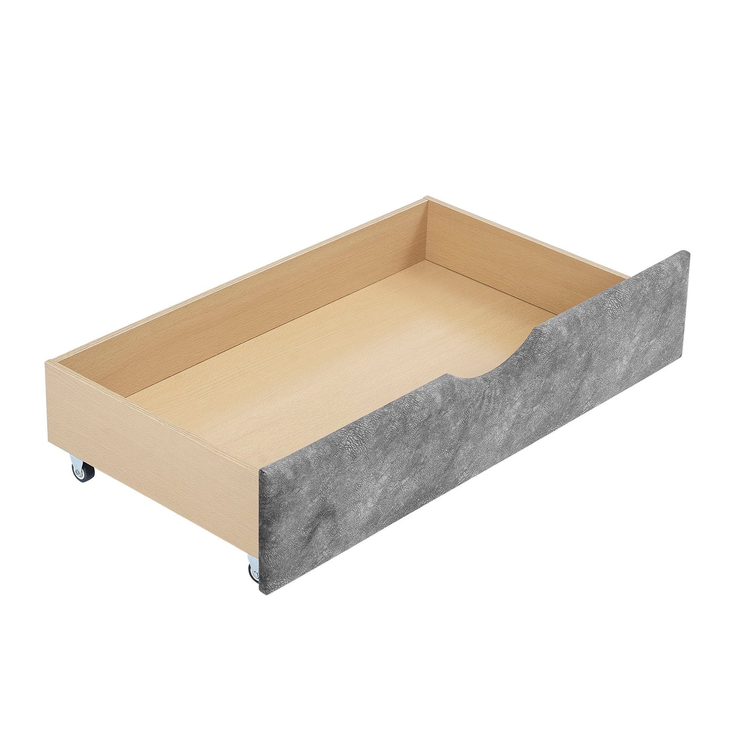 Upholstered Tufted Daybed With Drawers, Waved Arms - The Sleep Loft - Online Mattress Showroom NYC